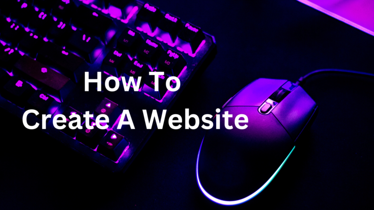 Creating a Website